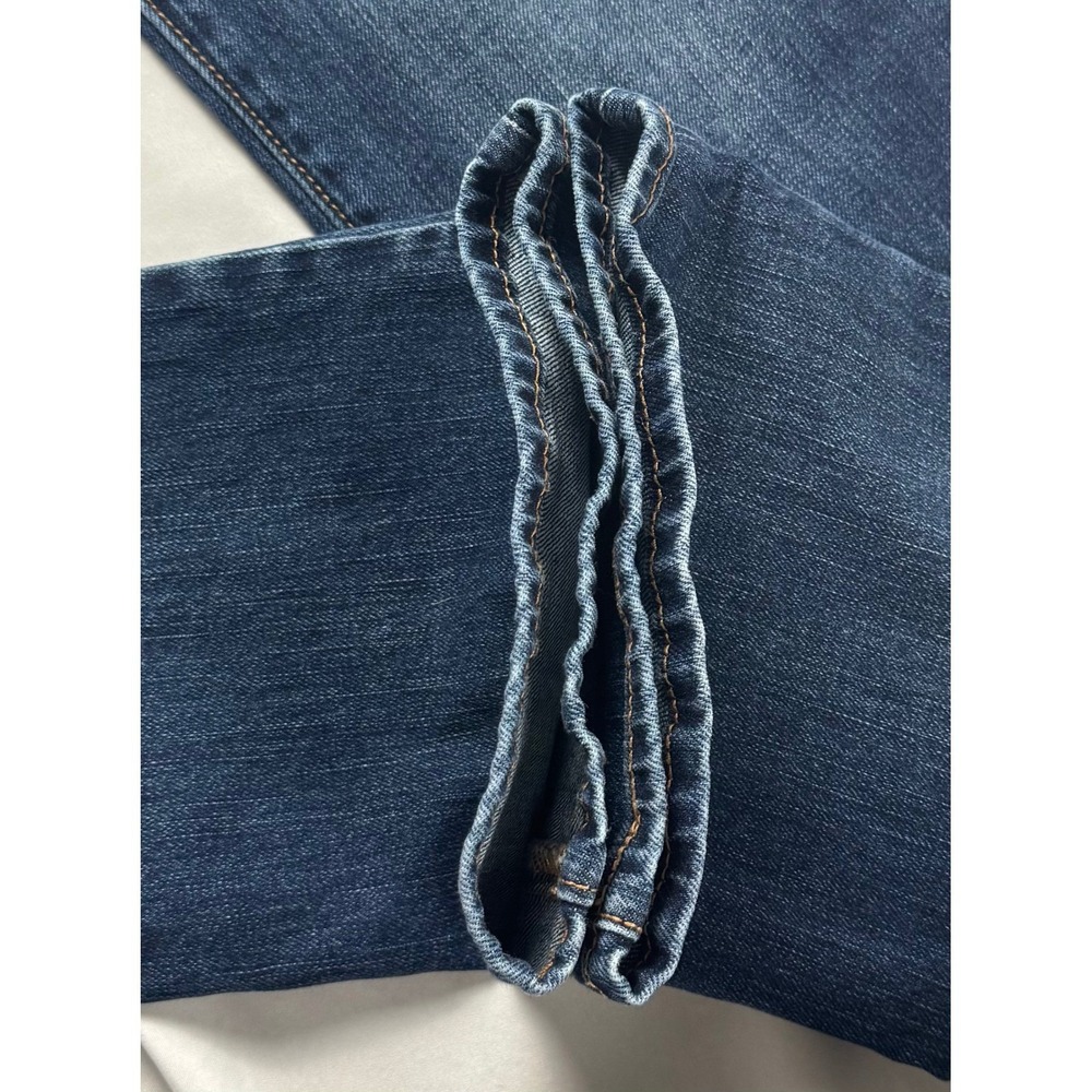 American Eagle Kick Boot Jeans Womens 6 Dark Wash Flap Pocket Bootcut Denim - Picture 14 of 16